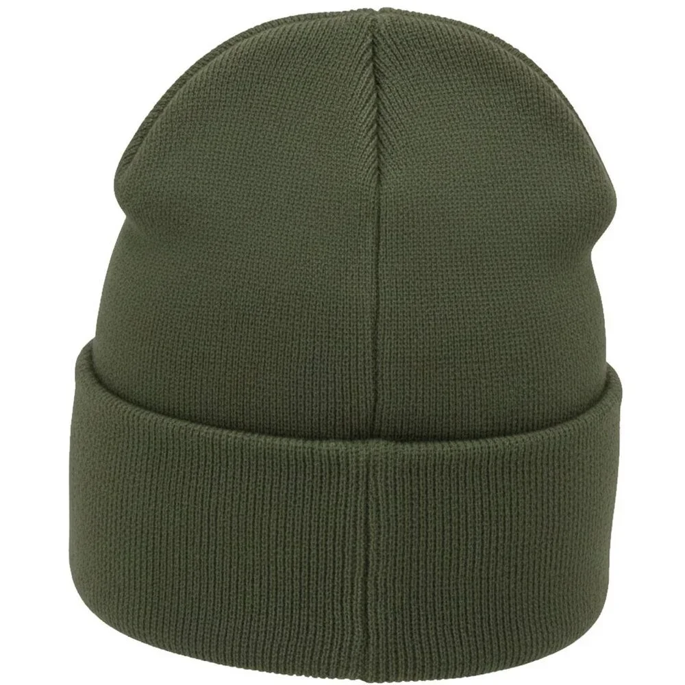I Love Jesus Winter Hat Embroidered Skull Beanie Cap Warm Lined, Green, NWT - Picture 2 of 2